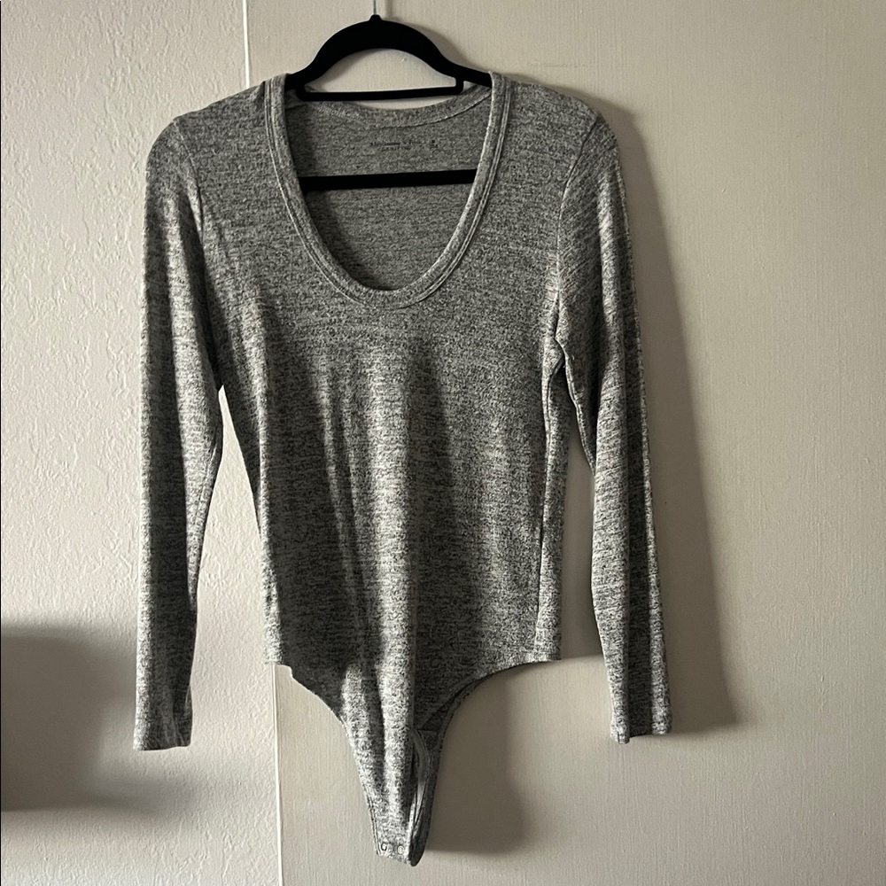Abercrombie & Fitch Heather Gray Bodysuit